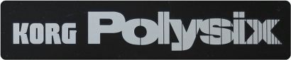 Korg Polysix logo