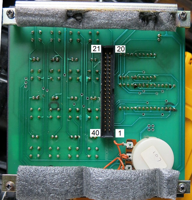 SDS 7 programmer pin placement